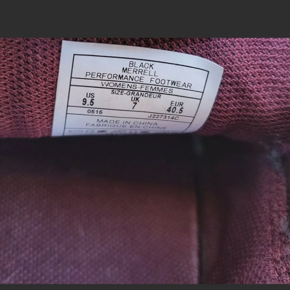 Merrell Women's 9.5 Namak Moc Black Leather Slip On Comfort Shoes J227314C - Picture 6 of 12